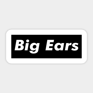 Big Ears Meat Brown Sticker